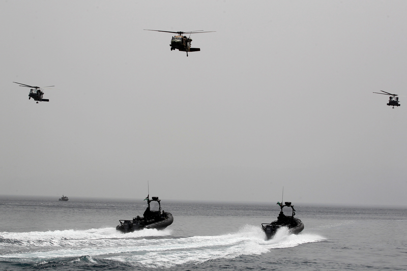 Illustration for article titled Check Out These Sweet Maritime Warfare Shots From Exercise Eager Lion